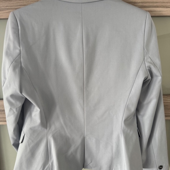 Zara Light Blue Matching Suit with Blazer and Pants - Picture 4 of 12